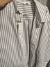 優(yōu)衣庫女裝全棉襯衫/長(cháng)袖襯衣休閑通勤外套26春夏新款482828 01 乳白色(條紋) L 曬單實(shí)拍圖