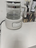 摩飛電器（Morphyrichards）全玻璃養生壺恒溫水壺家用燒水壺多段控溫電熱水壺極速風(fēng)冷沖奶泡奶機MR5602 1.2L 椰奶白 曬單實(shí)拍圖