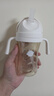 babycare兒童吸管杯防噴直飲管奶瓶牛奶杯學(xué)飲杯PPSU300ml白1-3歲 曬單實(shí)拍圖