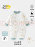 翹腳鴨（Tiptoe Duck）嬰兒衣服40g新生兒連體衣加厚夾棉服保暖秋冬季滿(mǎn)月寶寶純棉睡衣 曬單實(shí)拍圖