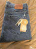 真維斯戶(hù)外運動(dòng)牛仔褲男秋冬季直筒修身加絨耐磨微彈休閑長(cháng)褲 磨白藍加絨 33 曬單實(shí)拍圖
