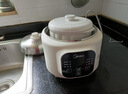 美的（Midea）電燉鍋1-2人電燉盅隔水燉鍋家用燕窩燉盅陶瓷燉湯盅電燉鍋嬰兒輔食小燉鍋煲湯電燉鍋電砂鍋煲湯鍋 1L 【1L=3碗 防燙把手】DZE1066 曬單實(shí)拍圖