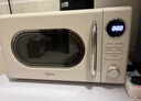 美的（Midea）復古奶油風(fēng)高顏值微波爐 小型家用迷你20L五檔速熱均勻加熱易清潔轉盤(pán)式M2F M2F復古奶油風(fēng)微波爐 20L 曬單實(shí)拍圖