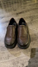 百麗打孔透氣商務(wù)鞋男2026新夏羊皮革厚底一腳蹬休閑皮鞋9AR01BM6 棕色 43 曬單實(shí)拍圖