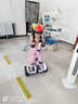 柏思圖（besintu）電動(dòng)兒童智能平衡車(chē)3-6-12歲體感10歲到15歲以上座椅成年人站座兩輪雙輪自動(dòng)手扶越野新款自平行車(chē) C白54V【三控+座椅APP+炫光輪】 曬單實(shí)拍圖