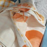 無(wú)印良品A類(lèi)100%純棉床上四件套 1.5/1.8米床單被套200*230cm元氣橙橙 曬單實(shí)拍圖