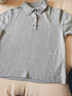 優(yōu)衣庫女裝棉莫代爾混紡POLO領(lǐng)針織衫/短袖毛衣毛衫26新款484607 03 灰色 M 曬單實(shí)拍圖
