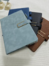 嘉然恒4本裝筆記本文具A5/80張加厚商務(wù)本子記事本舒適膚感羊巴皮面工作日記會(huì )議記錄本辦公文具可定制 曬單實(shí)拍圖