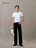 Calvin KleinJeans【復刻90系列】26春夏新男士美式復古黑色ck直筒牛仔褲 曬單實(shí)拍圖