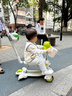 babycare六合一兒童全能滑板車(chē)1-3-6歲小孩寶寶代步車(chē)寶寶車(chē)遛娃神器 【六合一】辛德白-含圍欄 曬單實(shí)拍圖
