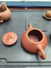 束氏丨京紅運真裸價(jià)·宜興手工紫砂壺茶具朱泥石瓢養生泡茶壺禮盒裝 曬單實(shí)拍圖