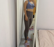 Keep瑜伽褲女提臀高腰緊身褲普拉提舞蹈健身褲運動(dòng)褲外穿 遠山灰 M  曬單實(shí)拍圖