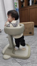 iuu寶寶站立洗澡神器嬰兒 小孩洗屁屁輔助器兒童防滑洗澡架洗澡盆 【高/寬度可調】升級防滑Pro款-奶油棕 材質(zhì)：高端ABS原料，安全無(wú)異味 曬單實(shí)拍圖