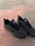 安踏男鞋運動(dòng)鞋男春夏季男士軟底網(wǎng)面透氣跑步鞋休閑鞋皮面防水鞋子男 【熱賣(mài)推薦款春季新款男鞋】黑色 42 （8.5碼） 曬單實(shí)拍圖