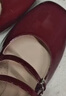 百麗（Belle）珍妮女孩法式優(yōu)雅牛皮瑪麗珍鞋女26春新商場(chǎng)質(zhì)感單鞋BFK02AQ6預售 酒紅色 36 曬單實(shí)拍圖