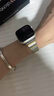 watchbond適用蘋(píng)果s11手表表帶apple iwatch s11/s10女士款小蠻腰一珠鋼帶s9/8/7/SE3夏季高級感42mm腕帶 【小蠻腰一珠鋼帶-蝴蝶扣】銀色+銀色接頭 38/40/4 曬單實(shí)拍圖