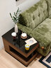 安來(lái)家沙發(fā)邊幾小桌子沙發(fā)可移動(dòng)茶幾邊柜側柜茶幾桌升降實(shí)木推車(chē)茶桌 【實(shí)木巖板-可移動(dòng)升降】胡桃色 送貨上門(mén) 曬單實(shí)拍圖