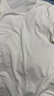 小野和子肌底衣修身打底衫長(cháng)袖T恤女士秋上新款圓領(lǐng)白色保暖內搭 曬單實(shí)拍圖