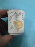 韻化茶杯米黃主人杯可愛(ài)小貓家用簡(jiǎn)約泡茶杯辦公室待客品茗杯禮品試用 米黃小貓-青梅煮酒-小腰杯 曬單實(shí)拍圖