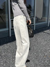 Marc O'Polo/MOP 2026春季新款時(shí)髦直筒休閑牛仔褲九分氣球褲女士褲子 白色100 27 曬單實(shí)拍圖