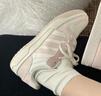 adidas ENTRAP美式校園風(fēng)運動(dòng)少年感復古籃球風(fēng)板鞋男女阿迪達斯   白色/粉色   38.5 曬單實(shí)拍圖