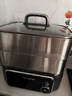 九陽(yáng)（Joyoung）電蒸鍋家用多功能燉蒸煮一體電煮鍋三層大容量0涂層304不銹鋼蒸屜可預約大功率電熱鍋電火鍋 GZ998 18.5L 【2層蒸籠+1層煮鍋】GZ998 曬單實(shí)拍圖