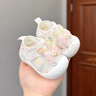 米嘟爾女寶寶軟底學(xué)步鞋春夏款寶寶鞋透氣卡通網(wǎng)鞋1-3歲0嬰兒防滑包頭鞋 圓點(diǎn)（夏日網(wǎng)涼鞋-花兒兔） 13 L 內長(cháng)13cm建議10-15月 曬單實(shí)拍圖
