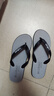 LURAD 人字拖男士夏季時(shí)尚沙灘外穿涼拖鞋 灰色 41-42 曬單實(shí)拍圖