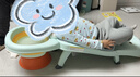 世紀寶貝（babyhood）兒童洗頭躺椅 折疊寶寶洗澡神器可坐躺家用洗發(fā)床PVC軟墊 清新綠 曬單實(shí)拍圖
