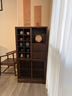 態(tài)匠博古架實(shí)木新中式客廳擺件茶具茶杯置物架茶室茶葉展示架陳列架子 祥瑞博古架-FAS級烏金木 曬單實(shí)拍圖
