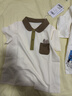 迷你巴拉【涼感抑菌】男女童2025夏短袖T恤親膚不悶汗上衣 灰白10810 100 曬單實(shí)拍圖
