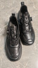 零度zero男鞋秋冬新款真皮男士休閑運動(dòng)鞋時(shí)尚百搭戶(hù)外健步鞋 黑色 43 曬單實(shí)拍圖