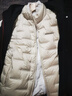 波司登（BOSIDENG）羽絨服鵝絨女士輕薄立領(lǐng)內膽外套商場(chǎng)熱賣(mài)同款B250131034 【店長(cháng)推薦】奶油米-奶油歐包-700+蓬鵝絨【卡碼拍大】 S 160/84A 體重約95-105斤 曬單實(shí)拍圖