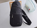 七匹狼（SEPTWOLVES）男士單肩斜挎包防水牛津布潮牌胸包男生通勤隨身斜肩背包男運動(dòng)包 款式二風(fēng)尚款 曬單實(shí)拍圖