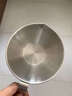 國風(fēng)洗水果瀝水籃食品級304不銹鋼迷你洗菜盆家用打蛋盆料理盆和面盆 【14CM】304料理碗：大號 曬單實(shí)拍圖