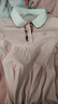 英氏（YEEHOO）女童連衣裙兒童裙子夏季裝時(shí)尚淑女學(xué)院風(fēng)半袖公主裙新款中小童裝 珍寶樂(lè )園淡粉 【5A抗菌】 165 曬單實(shí)拍圖