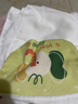 愛(ài)貝迪拉（AIBEDILA）隔汗巾兒童3-6歲吸汗巾1-3歲兒童汗巾嬰兒0-1歲純棉幼兒園寶寶 【可手寫(xiě)名字】6層 5條裝 水果樂(lè )園 【升級10A抗菌】 M碼（2-5歲，身高80cm-110cm） 曬單實(shí)拍圖