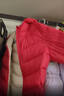 笛莎（DEESHA）童裝女童秋冬短款三防輕薄羽絨服外套 紅色 140拜年服 曬單實(shí)拍圖