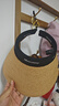 OhSunny防曬空頂草帽戶(hù)外女春夏大檐遮陽(yáng)太陽(yáng)帽 SLH5M228T 絲霧咖 M  曬單實(shí)拍圖