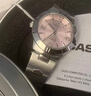 卡西歐（CASIO）STANDARD系列防水時(shí)尚石英女士手表粉色不銹鋼表盤(pán)LTP-1241D-4A LTP-1241D-4A 33mm 曬單實(shí)拍圖