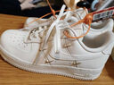 耐克NIKE板鞋女空軍一號 AIR FORCE 1運動(dòng)鞋FV3654-111帆白40.5 曬單實(shí)拍圖