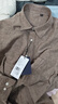【大牌制造商】純棉襯衫男長(cháng)袖磨毛保暖襯衣秋冬百搭男裝 棕色BA185A27395 M 曬單實(shí)拍圖