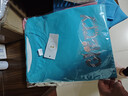 曼利鳥(niǎo)新款春秋純棉長(cháng)袖t恤女七分袖媽媽裝洋氣減齡寬松遮肚打底衫上衣 湖藍色 XL 110-120斤 曬單實(shí)拍圖