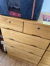 魯菏宜木實(shí)木五斗柜家用抽屜柜現代原木風(fēng)小戶(hù)型客廳臥室靠墻儲物柜收納柜 【實(shí)木】升級款原木色高6斗 曬單實(shí)拍圖