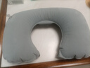 TA按壓充氣u型枕旅行便攜飛機高鐵火車(chē)睡覺(jué)頭枕脖枕護頸神器靠枕 曬單實(shí)拍圖
