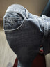 HLA海瀾之家牛仔褲男26亦心即為系列直筒大碼褲子男夏季 曬單實(shí)拍圖