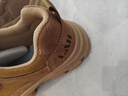 雷安盾勞保鞋男款鋼頭防砸防刺穿電焊工軟底牛皮夏季電工絕緣透氣工作鞋 摩卡色【牛筋底】帶LA認證 帶LA標志 42 曬單實(shí)拍圖