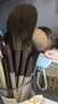 魅絲蔻（MSQ）10支摩卡動(dòng)物毛化妝刷套裝散粉刷腮紅刷修容鼻影刷眼影刷美妝工具 曬單實(shí)拍圖