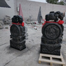 溪冠石雕門(mén)墩抱鼓石一對家用門(mén)口青石獅子象麒麟門(mén)鼓仿古做舊石鼓石墩 精雕福象A款 高60cm一對 曬單實(shí)拍圖
