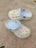 QYCKABY洞洞鞋女士2026新款夏季外穿厚底eva防滑防臭足弓支撐涼拖鞋女款 白藍【小貓小魚(yú)】 38-39 標準碼（內長(cháng)245mm） 曬單實(shí)拍圖